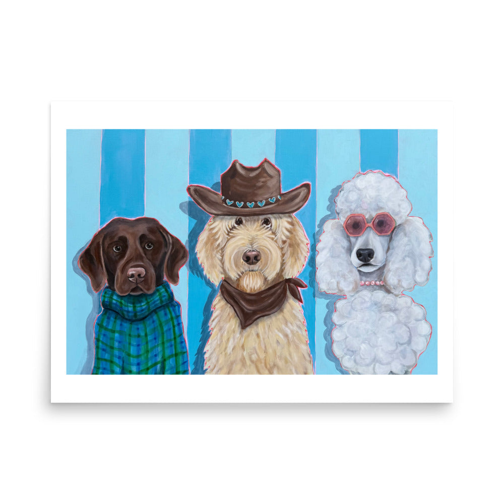 The Three Amigos Fine Art Print