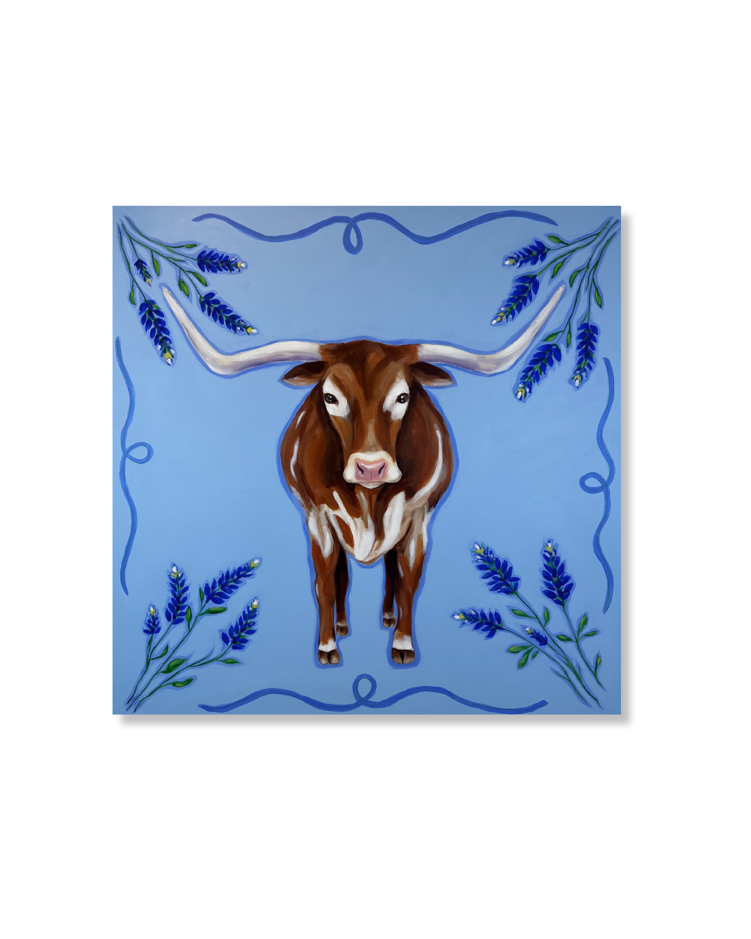 Bevo in Blue