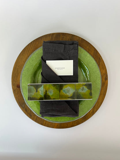 Bark & Moss Lucite Napkin Weights (Set of 4)