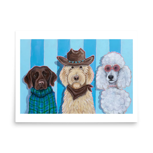 The Three Amigos Fine Art Print